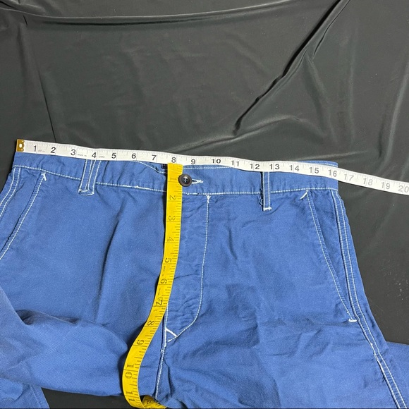 Vintage Y2k 90s Replay Blue Cargo Work Pants size 33 - Picture 6 of 14